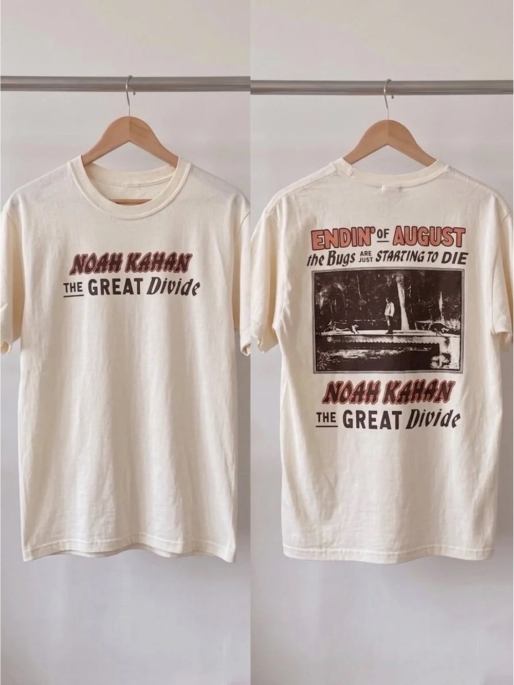 Off White 'Noah Kahan The Great Divide' Band Tee